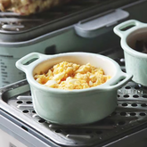 BUYDEEM Ceramic Double-ear Soup Bowl